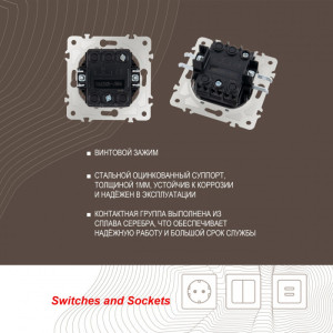Кнопка звонка am-203 203.36-1.shampan