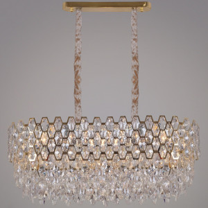 Подвесная люстра  00995-0.4-10L MX GD